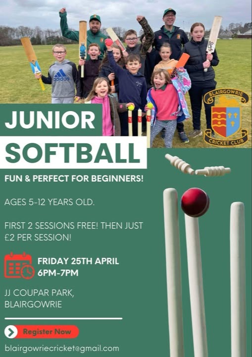 Junior Softball - Blairgowrie Cricket Club